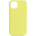 Avizar Coque pour iPhone 15 Plus Silicone Semi-rigide Finition Douce au Toucher Fine  Jaune