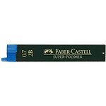 FABER-CASTELL Boîte de 12 mines 0,7 mm Super Polymère 9067 S 0,7 mm 2B x 12