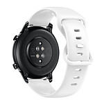 Avizar Bracelet pour Honor Magic Watch 2 42mm Silicone Souple Blanc