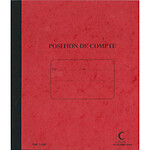 ELVE Carnet position de compte 210 x 190 mm 80 Pages