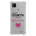 Evetane Coque Xiaomi Redmi 9C anti-choc souple angles renforcés transparente Motif Un peu chiante tres attachante