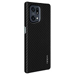 Oppo Coque Oppo Find X5 Rigide Fibre Aramide Résistante Légère Originale  Noir