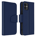 Avizar Housse Apple iPhone 11 Cuir Porte-carte Fonction Support Premium bleu nuit