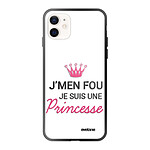 Evetane Coque iPhone 12 Mini Coque Soft Touch Glossy Je suis une princesse Design