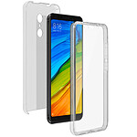 Avizar Coque Xiaomi Redmi 5 Protection Silicone + Arrière Polycarbonate