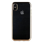 Muvit Coque pour iPhone X / XS Bling Rigide Dorée