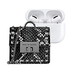 IDEAL OF SWEDEN Mini Sac pour AirPods Toute Génération Modèle Zoe avec Bandoulière et Mousqueton Noir