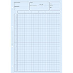 ELVE Bloc Audit Comptable pour Contrôle Interne 297X210 mm 80 Pages Bleu