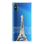 LaCoqueFrançaise Coque Xiaomi Redmi 9A Silicone antichocs Solides coins renforcés  transparente Motif Illumination de paris