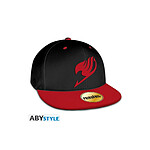 Fairy Tail - Casquette snapback Noire & Rouge Embleme