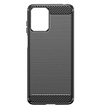 Avizar Coque pour Motorola Moto G23 et G13 Renforcée Souple Carbone Effet Brossé  Noir