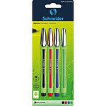 SCHNEIDER Fineliner Xpress 08 assorti Blister 4 pièces