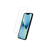 Myway Pack 2 Verre Trempé pour iPhone 14 Plus/13 Pro Max Plat Anti-rayures Transparent