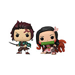 Demon Slayer: Kimetsu no Yaiba - Pack 2 figurines POP! Tanjiro & Nezuko