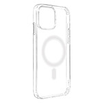 Avizar Coque pour MagSafe pour iPhone 11 Cercle magnétique Rigide Transparent