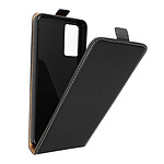 Avizar Étui pour Xiaomi Redmi Note 11 Pro 5G Clapet Vertical Porte-carte Effet Cuir de Cheval  Noir