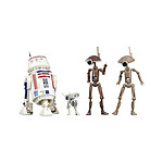 Star Wars : The Mandalorian Black Series - Pack 4 figurines R5-D4, BD-72 & Pit Droids