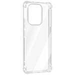 Avizar Coque pour Xiaomi Redmi Note 13 4G Silicone Coins Bumper Antichocs Transparent