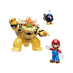 World of Nintendo - Pack 3 figurines Mario vs. Bowser Lava Battle 6-15 cm