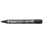 PILOT Marqueur permanent SCA-100 pointe ogive 1mm noir x 12