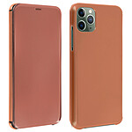 Avizar Etui folio Rose Champagne Translucide pour Apple iPhone 11 Pro