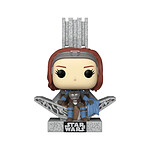 Star Wars : The Mandalorian - Figurine POP! Deluxe Bo Katan w/Throne 9 cm