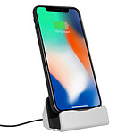 Avizar Station d'accueil iPhone Charge & Synchronisation connecteur Lightning - Argent