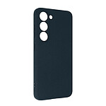 Avizar Coque pour Samsung Galaxy S23 Silicone Flexible avec Détails pointillés  bleu nuit