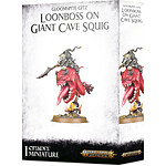 Warhammer AoS - Gloomspite Gitz Loonboss sur Giant Cave Squig