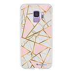 LaCoqueFrançaise Coque Samsung Galaxy S9 360 intégrale transparente Motif Marbre Rose Tendance