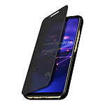 Avizar Etui folio Noir Design Miroir pour Huawei Mate 20 Lite