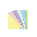 FILOFAX Recharge Carnet Notebook POCKET PAPIER PASTEL QUADRILLE ASS