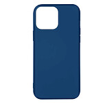 Avizar Coque pour iPhone 14 Pro Max Silicone Semi-rigide Finition Soft-touch Fine  bleu