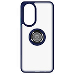 Avizar Coque pour Honor X7 Bi-matière Bague Métallique Support Vidéo  Bleu