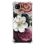 LaCoqueFrançaise Coque Xiaomi Redmi 9C Silicone antichocs Solides coins renforcés  transparente Motif Fleurs roses