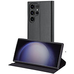 Myway Étui de Protection pour Samsung Galaxy S24 Ultra Folio Stand Noir