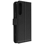 Avizar Etui pour Sony Xperia 5 IV avec Support Vidéo et Portefeuille  Noir