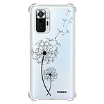 Evetane Coque Xiaomi Redmi Note 10 Pro anti-choc souple angles renforcés transparente Motif Pissenlit