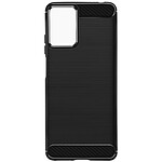 Avizar Coque pour Motorola Moto G24, G04 et G04s Effet Carbone et Brossé Noir