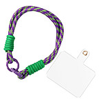 Avizar Bracelet pour téléphone Lanière courte Nylon Violet