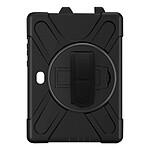 Avizar Coque pour Galaxy Tab Active 4 Pro et Pro 10.1 Hybride Poignée Rotative Béquille Bandoulière  Noir