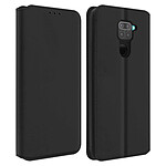 Avizar Housse Xiaomi Redmi Note 9 Étui Folio Portefeuille Fonction Support noir