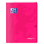 OXFORD Cahier Easybook agrafé 24x32cm 96 pages grands carreaux 90g rose