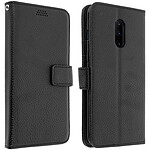 Avizar Housse OnePlus 7 Étui Folio Portefeuille Soft Touch Support Vidéo noir