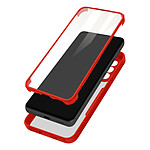 Avizar Coque pour Samsung Galaxy A53 5G Dos Plexiglas Avant Polymère Coins Renforcés  Contour rouge