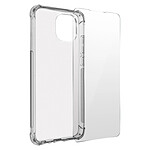 Avizar Pack Protection pour Xiaomi Mi 11 5G Coque Souple + Film Verre Trempé 9H Transparent