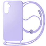 Avizar Coque Cordon Semi-Rigide pour Samsung Galaxy A15 Violet Clair