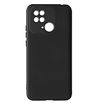 Avizar Coque pour Xiaomi Redmi A1 2022 Silicone Semi-rigide Finition Soft-touch Fine  noir