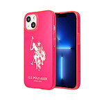 U.S Polo Coque pour iPhone 13 Élégante Collection Big Horse Rose