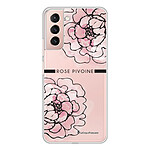 LaCoqueFrançaise Coque Samsung Galaxy S21 Plus 5G 360 intégrale transparente Motif Rose Pivoine Tendance